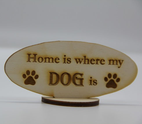 Dog Home Plaque