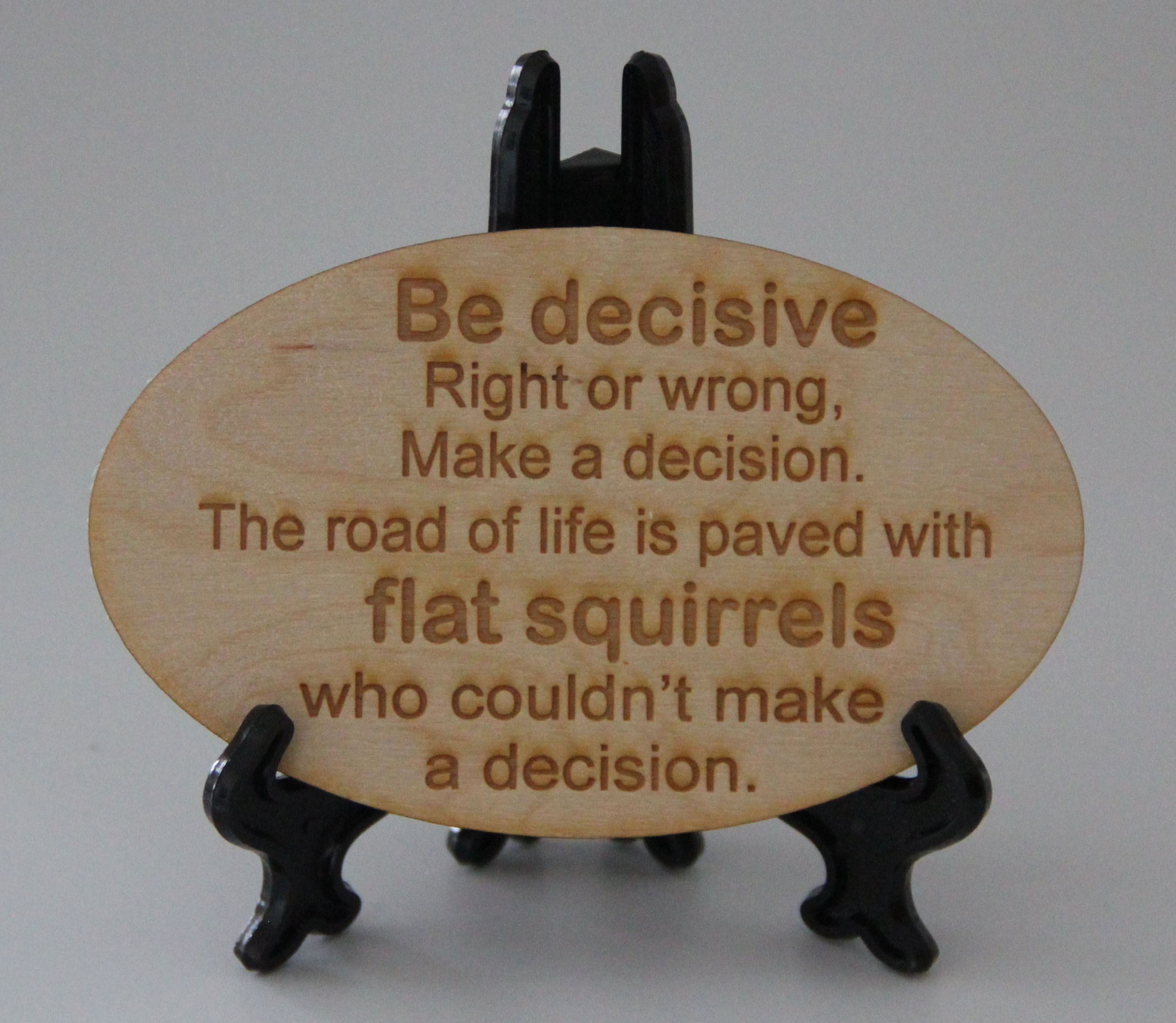 Flat Squirrels Plaque